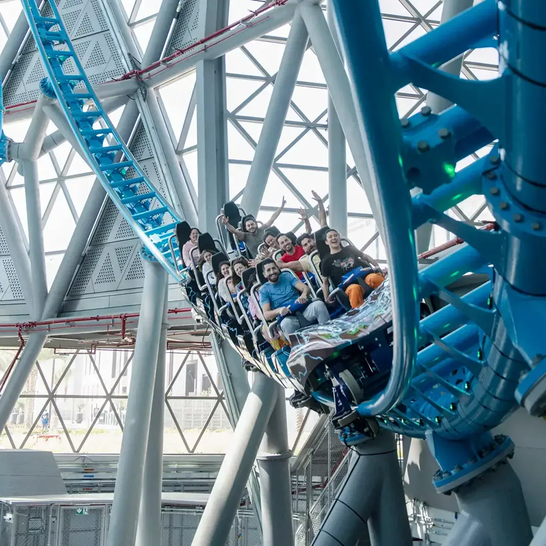Storm Coaster Dubai | Indoor Roller Coaster at Dubai Hills Mall UAE