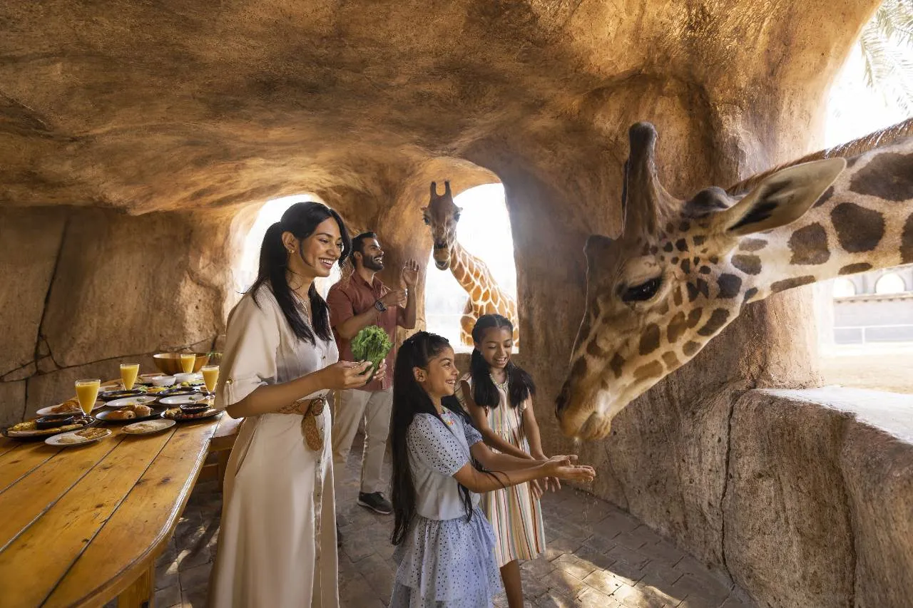 Breakfast with Giraffes Abu Dhabi | Unique Wildlife Dining at Emirates Park Zoo